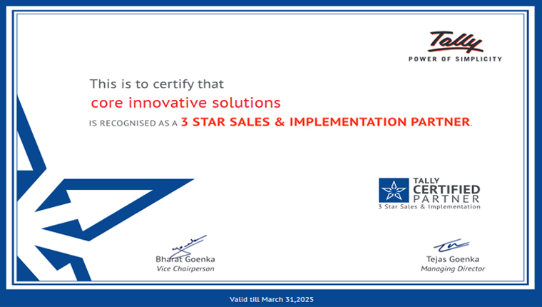 Certified Tally partner in Amritsar